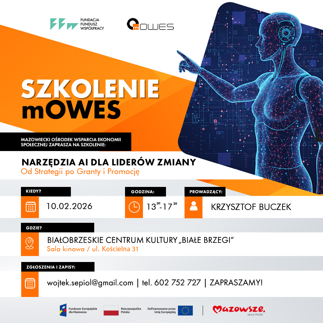 Szkolenie MOWES – Narzędzia AI dla Liderów zmiany