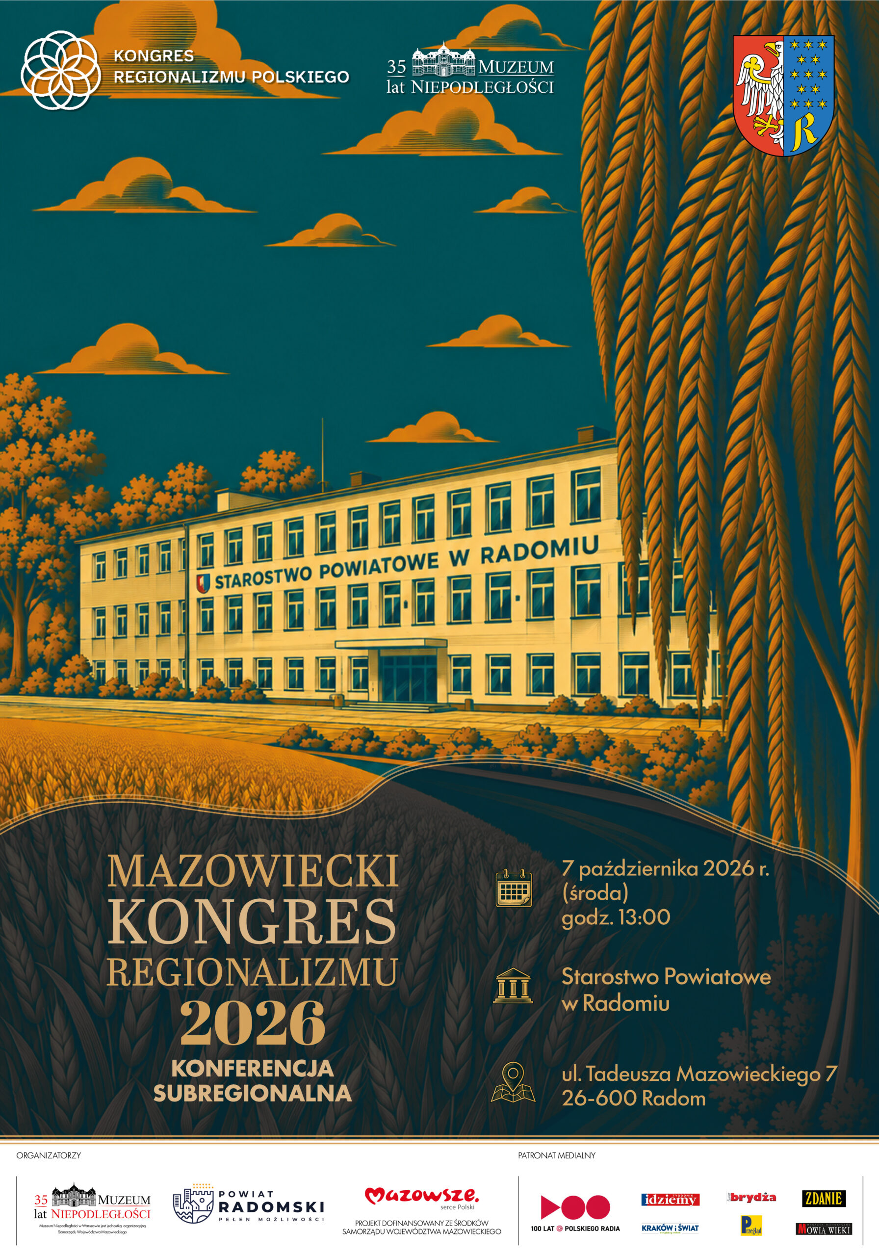 Zaproszenie na spotkanie subregionalne w ramach przygotowań do Mazowieckiego Kongresu Regionalizmu Zaproszenie na spotkanie subregionalne w ramach przygotowań do Mazowieckiego Kongresu Regionalizmu